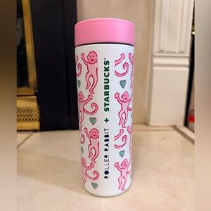 💕Roller Rabbit Starbucks💕 Lovely Monkey Stainless Steel Tumbler NWT